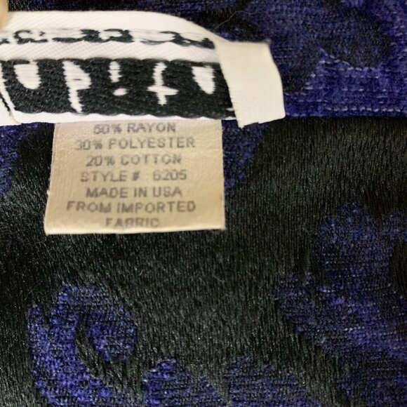 Habitat Purple Black Textured Button Front Long Sleeve Casual Jacket Medium - Picture 5 of 6